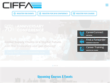 Tablet Screenshot of ciffa.com